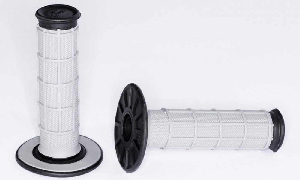 Renthal Dual Layer Soft Full Waffle Grey Black Grips Motocross Enduro